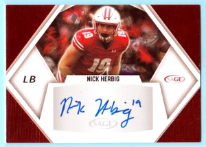 Autographs Football Certified - 2024 Sage - 2023 Sage - Others - You Pick - Picture 1 of 31