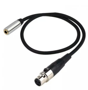 Audiokabel 3,5 mm 1/8 Zoll TRS-Buchse auf 3-polige Mini-XLR-Buchse – 0,5 m - Bild 1 von 3