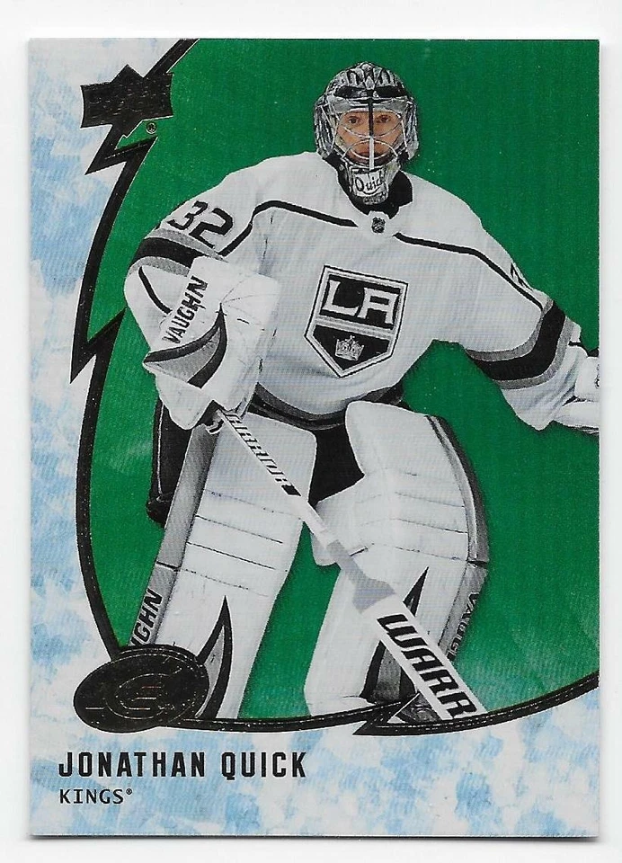 19/20 UPPER DECK ICE GREEN PARALLEL Jonathan Quick #5 - Image 1 of 1