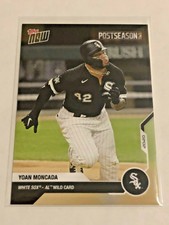 2020 Topps Now Baseball Postseason Card - Yoan Moncada - Chicago White Sox