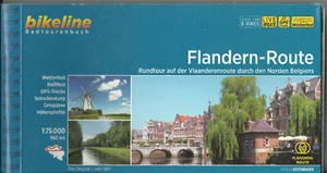 Radführer Flandern-Route Vlaanderenroute d d. Norden Belgiens 2022 NEU Bikeline - Bild 1 von 2