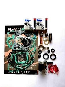 KIT RICOSTRUZIONE MOTORE YAMAHA YZ125 2001. KIT PISTONE CONROD KIT GUARNIZIONI GUARNIZIONI RETE - Foto 1 di 7