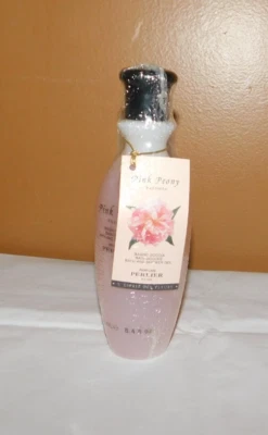 New Sealed Bottle Perlier Pink Peony Bath and Shower Gel 8.4 oz - Image 1 of 4
