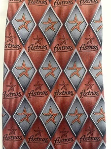 MLB Astros Tie Houston Astros Neckties Officially Licensed Mens Neck Ties B11 - Picture 1 of 6