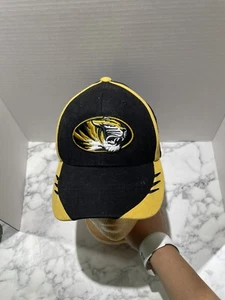 Mizzou Missouri Tigers Ball Hat Cap Adjustable Baseball Adult One Size Black - Picture 1 of 7