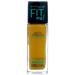 Maybelline Fit Me Matte + Poreless Liquid Foundation, Warm Honey 322, 1 fl oz - Picture 1 of 5