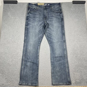 Neu mit Etikett Wrangler Retro Herrenjeans 36 x 34 blau schmal Stiefel Western Cowboy Rodeo Denim - Bild 1 von 12