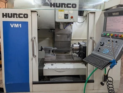 Hurco VM-1 CNC  with 4th axis and spindle chiller. version 9 upgraded - Image 1 of 4