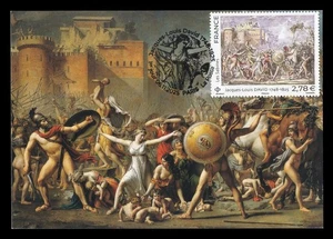 FRANCE 2025 Carte Maximum Card Jacques-Louis David Les Sabines oil painting art - Picture 1 of 1