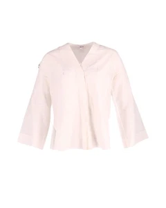 Helmut Lang Casual Blouse In Cotton Women White Size 2 - Picture 1 of 3