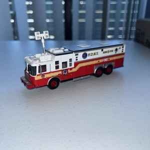 Code 3 FDNY Saulsbury Heavy Rescue 3 “Big Blue” 1/64 Diecast Preowned No Box - Picture 1 of 6