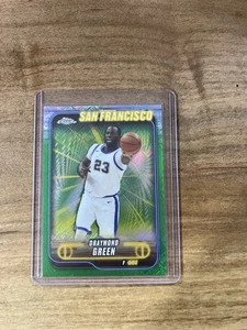 2024-25 Topps Chrome Draymond Green  GREEN TOPPS LOGO REFRACTOR SP - Picture 1 of 2