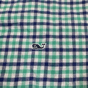 Vineyard Vines Wal Hemd Flanell Herren XL grau grün blau kariert langarm - Bild 1 von 14