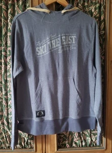 SKI THE EAST Lightweight Super Soft Hoodie Organic Cotton Large NEW with Tags - Picture 1 of 10