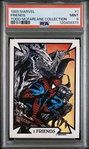 1989 Marvel Todd McFarlane Collection #1 Friends PSA 9 - Picture 1 of 2