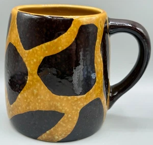 ESTATE DARIO FARRUCCI GIRAFFE ANIMAL PRINT MUG CUP TEA COFFEE SIGNED - Picture 1 of 10