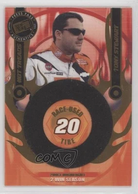 2004 Press Pass Premium Hot Treads Holofoil /250 Tony Stewart #HTR12 HOF - Image 1 of 2
