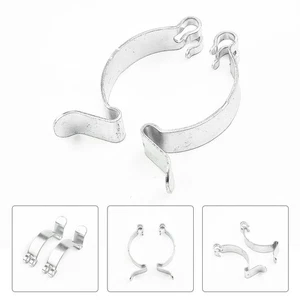 Lid Clip Metal Silver 2 Pieces Air Filter Box Clamp For Toyota Housing - Picture 1 of 12