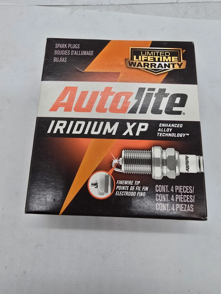 Pack Of 4 AUTOLITE IRIDIUM XP6043 Spark Plug NEW 4 Pieces Enhanced Alloy Tech - Image 1 of 3