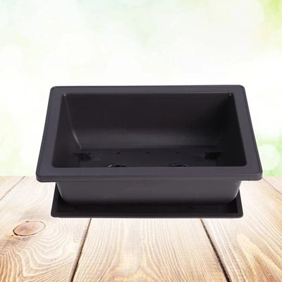  3 PCS Rectangular Planter Small Succulent Pots Succulents Flower - Image 1 of 4