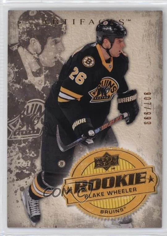2008-09 Upper Deck Artifacts Rookie /999 Blake Wheeler #298 Rookie RC - Image 1 of 2