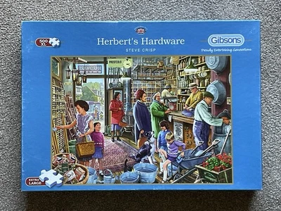 GIBSONS 500 XL Pieces Jigsaw Puzzle  HERBERT’S HARDWARE. - Image 1 of 2