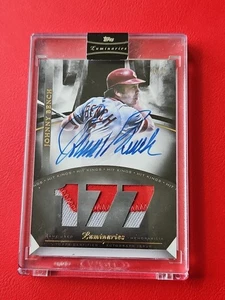 Johnny Bench 2021 Topps Luminaries On Card Autograph Patch #1/1 Reds - Picture 1 of 5