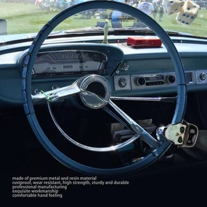 ˜Skull Shape Steering Wheel Suicide Knob Car Power Handle Spinner For Vehicle - Picture 1 of 22