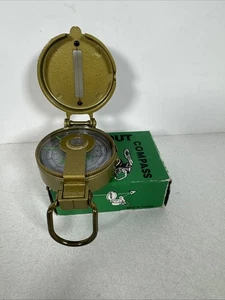 Vintage Scout Engineer Directional Lensatic Kompass mit Box & Anleitung - Bild 1 von 5