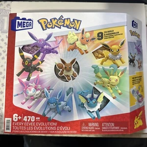 Mega Pokémon Construx Pokemon Eevee Evolution Building Set 470pcs New Sealed - Picture 1 of 7