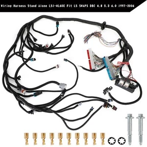 Wiring Harness Stand Alone LS1-4L60E Fit LS SWAPS DBC 4.8 5.3 6.0 1997-2006 RA D - Picture 1 of 12