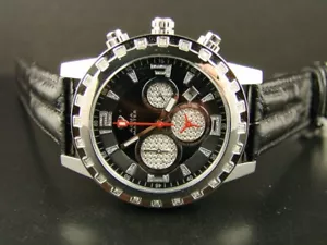 Mens Aqua Master 0.35CT Genuine Diamond 39mm Signature Watch - Picture 1 of 7