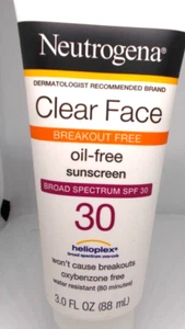 Neutrogen clear face oil free sunscreen SPF 30 3 fl  Oz EXP 1/2026 - Bild 1 von 2