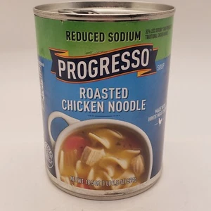 2 Cans Progresso Reduced Sodium Chicken Noodle Soup 18.5 Oz Can - Picture 1 of 4