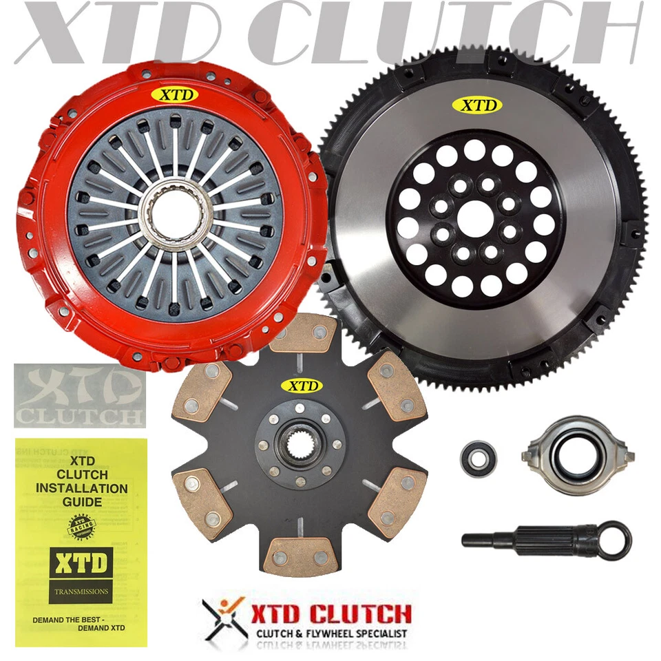 XTD STAGE 4 UNSPRUNG CLUTCH & FLYWHEEL 套件 适合 04-18 IMPREZA WRX STI 2.5L 6 spd — 第 1/4 张图片