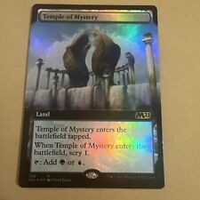 TEMPLE OF MYSTERY ( EXTENDED ART) (FOIL)- CORE SET 2021-MTG- MAGIC THE GATHERING