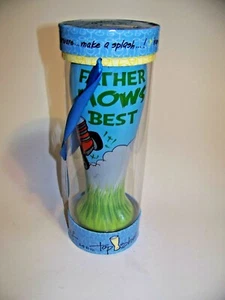 TOP SHELF Vaso de Cerveza Pilsner 24oz Pintado a Mano Padre Corta Mejor NUEVO - Imagen 1 de 7