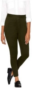 Buffalo Ladies’ High Rise Pull-On Stretch Skinny Blend Pant (Olive, Small) - Picture 1 of 4