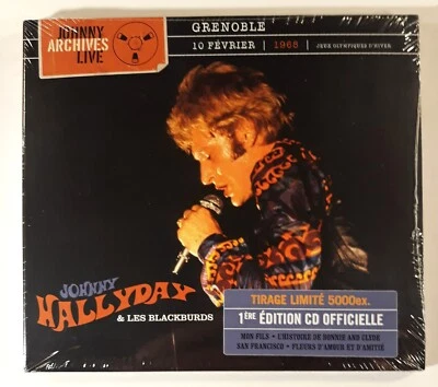 Johnny Hallyday & Les Blackburds - Grenoble 1968  (Limited CD) New & Sealed - Image 1 of 2