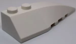 Lego 4x cuña blanca 6 x 2 derecho - Imagen 1 de 1