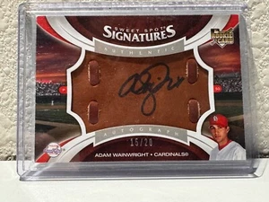 Upper Deck Sweet Spot Signatures 2006 Adam Wainwright Auto Cardinals RC 15/20 - Imagen 1 de 2