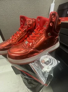 Starbury LED Sneakers Size 7 Red NIB - Picture 1 of 11