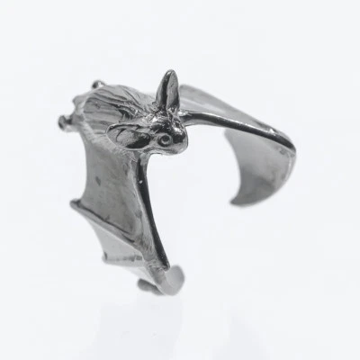 Joia presente estilo animal feita à mão joia prata esterlina 925 anel variação - Imagem 1 de 2