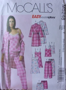 McCall's Schnittmuster 5248 Gr. XS - Med Nachtwäsche - Bild 1 von 2