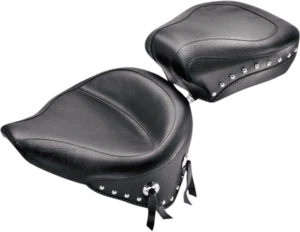 Mustang Wide Rear Seat - Studded - Black - Softail '84-'99 75509 - Picture 1 of 1