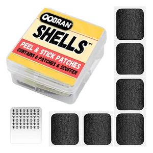 8PC Glueless Bicycle Cycling Bike Tire Tyre Tube Puncture Patches Repair Kit UK - Picture 1 of 4