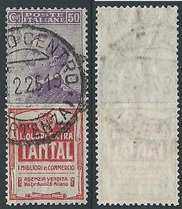 1924-25 REGNO USATO PUBBLICITARIO TANTAL 50 CENT - ED921 - Picture 1 of 1