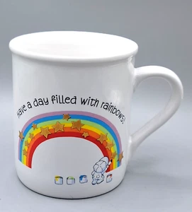 Hallmark Mug Mates Have a Rainbow Day 1983 Vintage Ceramic Mug Japan - Picture 1 of 5