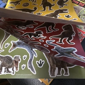 JURASSIC 11x8 Jurassic World Create A Scene Sticker Activity Pad To Color - Picture 1 of 10