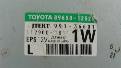 Módulo de control de dirección asistida eléctrica Scion XB 2008 2009 2010 BCM 89650-12520 Foto 1 de 3